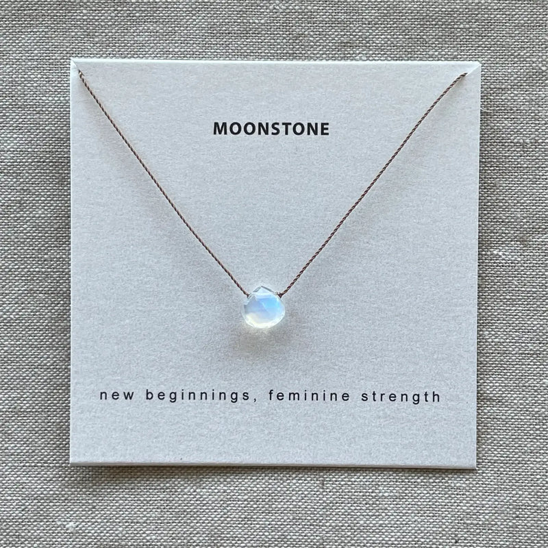 Rainbow Moonstone Necklace